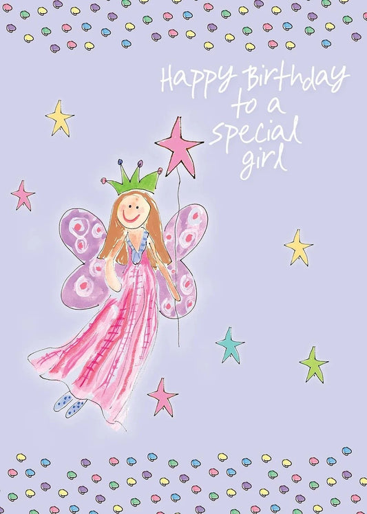 AFH211 Birthday Card for Child Girl