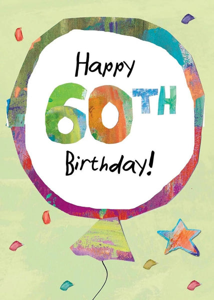 AFH266 60th Birthday Card AFH266 60th Birthday Card