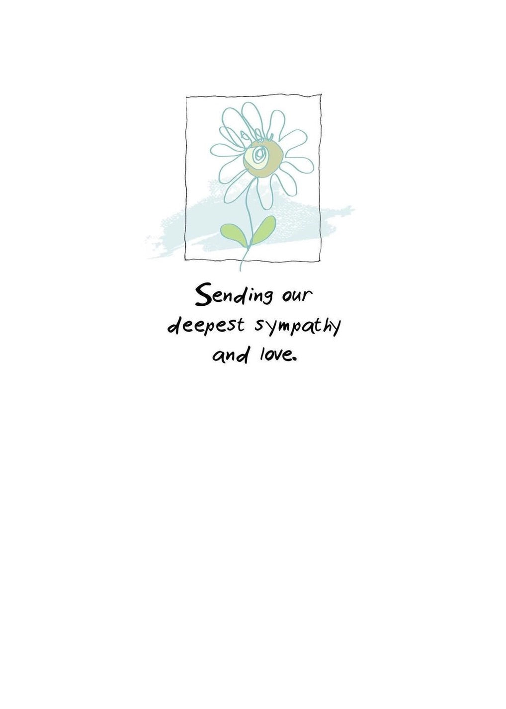 AFH272 Sympathy Card