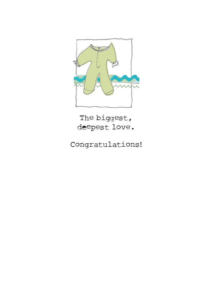 AFH290 Congratulations Baby Card