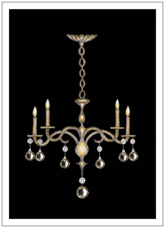 SEH AO268 - Chic Chandelier