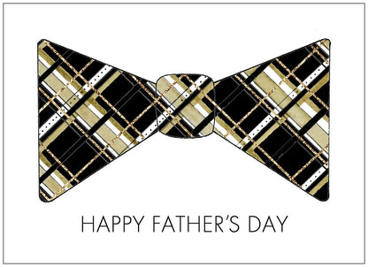 SEH AO456 - Father's Day Plaid Bowtie