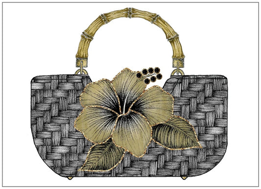 SEH AO630 - Hibiscus Handbag