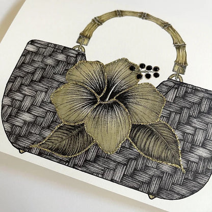 SEH AO630 - Hibiscus Handbag