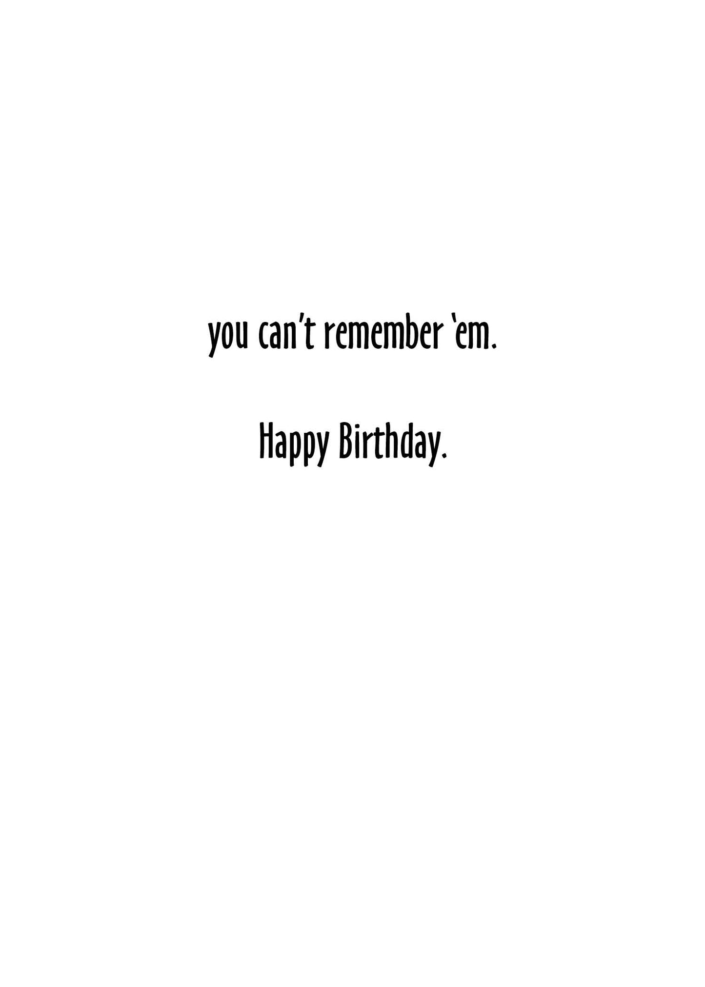 AP0789 Birthday Card