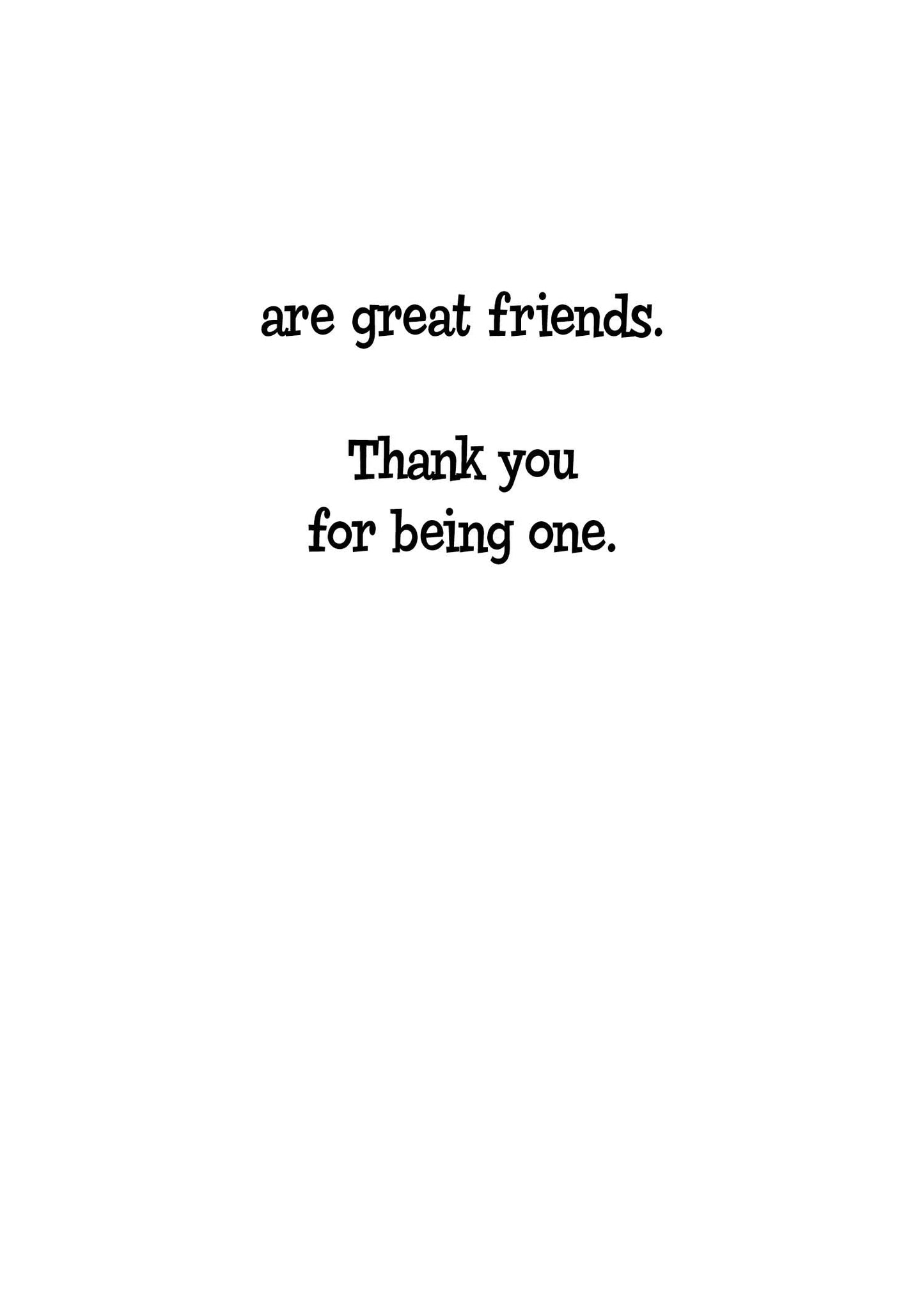 AP1121 Friendship Card