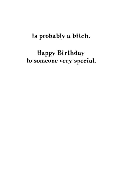 AP1172 Birthday Card