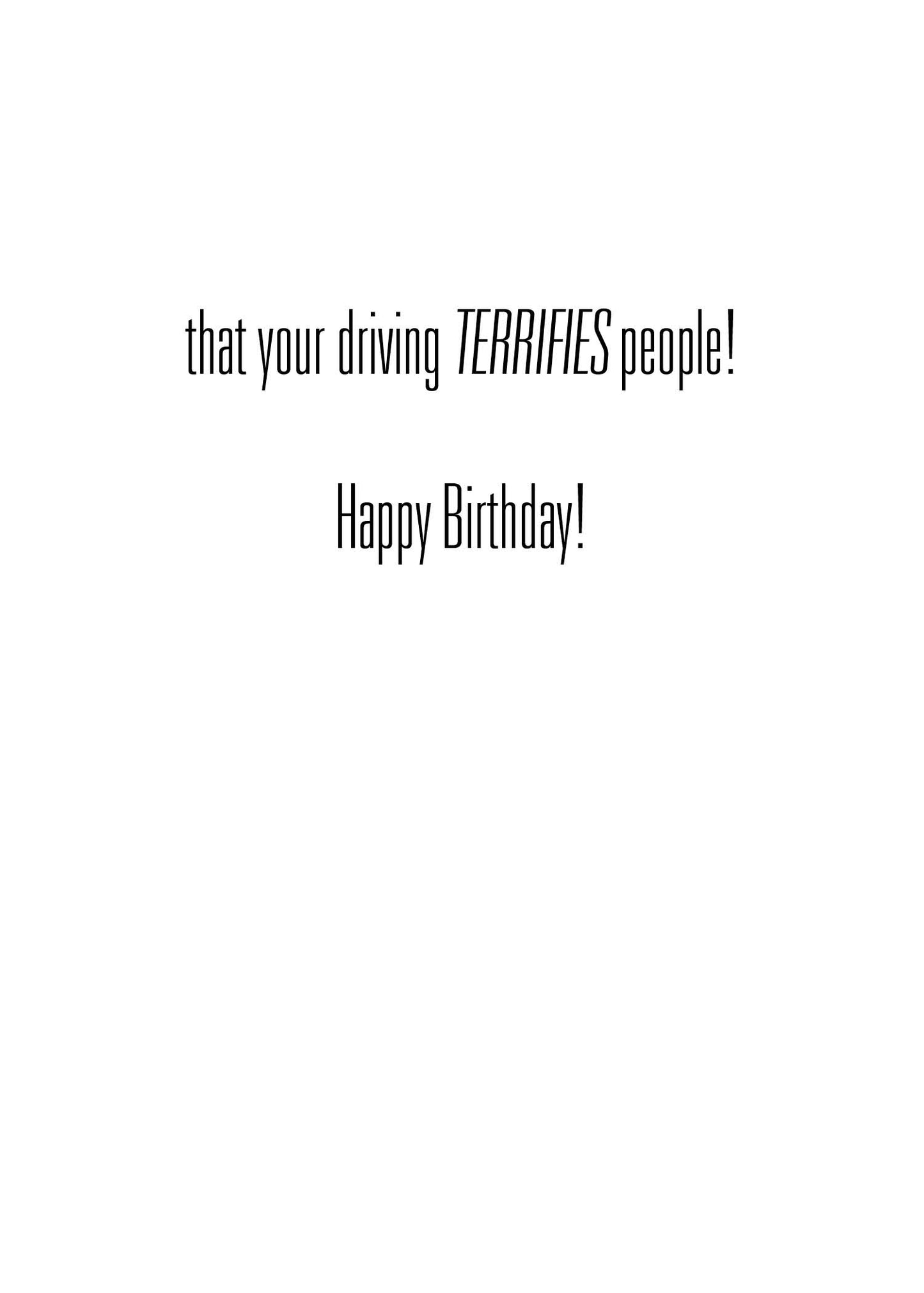 AP1299 Birthday Card