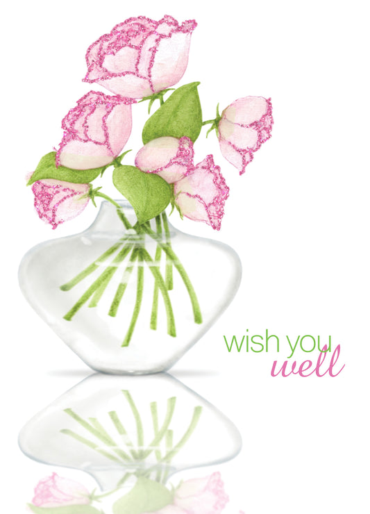 ASD083EM Embellished Get Well Card