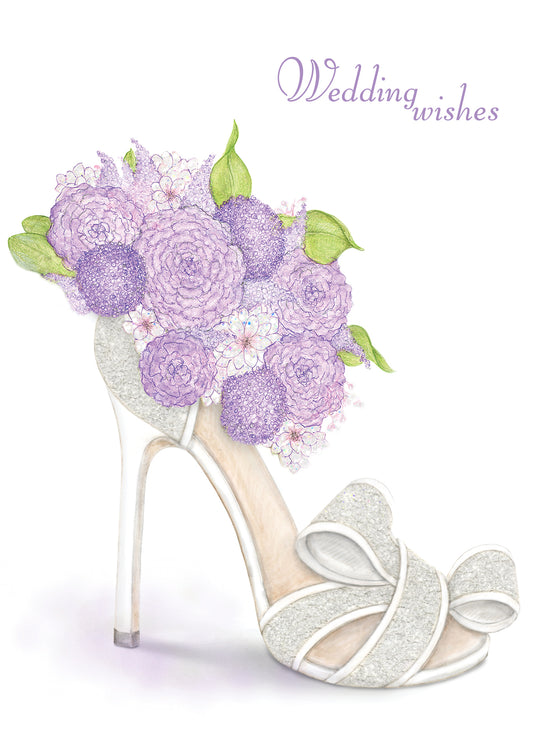 ASD496EM Embellished Wedding Card