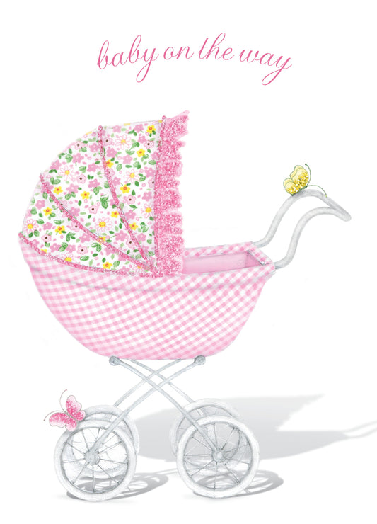 ASD500EM Embellished Congratulations Baby Card