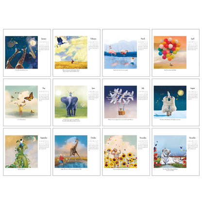 2027 Nancy Tillman Collection Desk Calendar