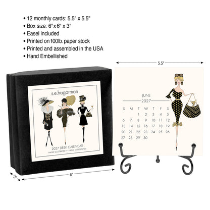 2027 s.e.hagarman Desk Calendar