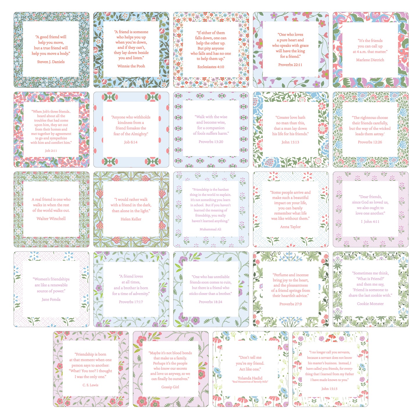 Friendship Quotes Oversized