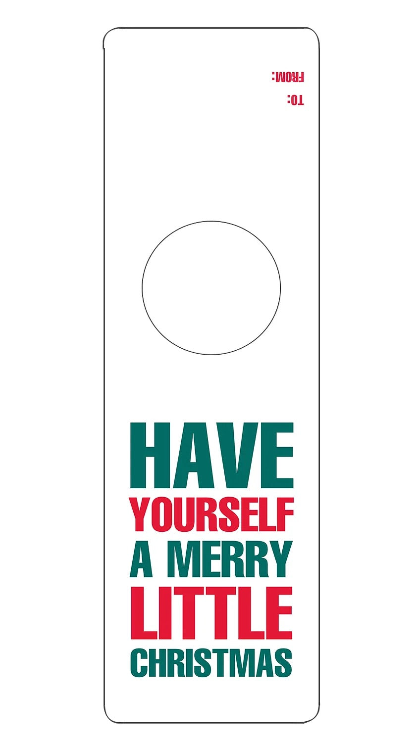 BYUH226 Christmas Bottleneck Gift Tag