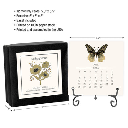 2026 s.e.hagarman Calendar with Easel
