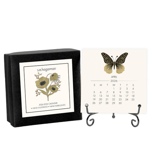2026 s.e.hagarman Calendar with Easel