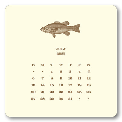 2025 Hunt Calendar with Easel