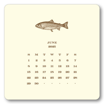 2025 Hunt Calendar with Easel