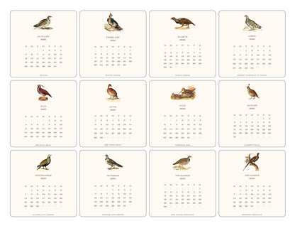 2025 Upland Bird Calendar with Easel