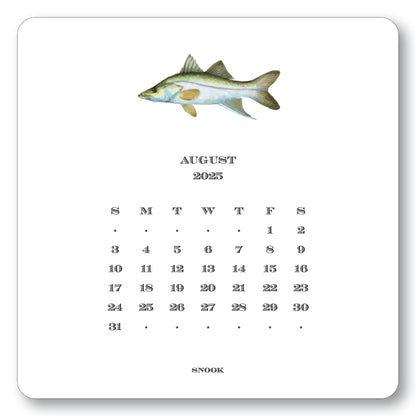 2025 Saltwater Calendar with Easel