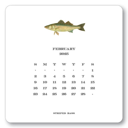 2025 Saltwater Calendar with Easel