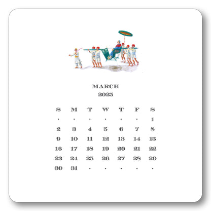 2025 Chinoiserie Calendar with Easel