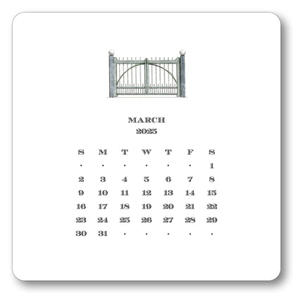 2025 Gardener's Calendar with Easel