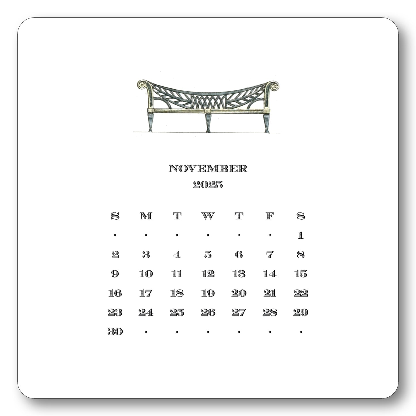 2025 Gardener's Calendar with Easel