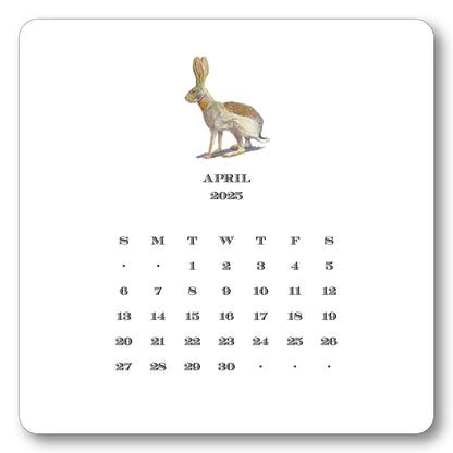 2025 Texas Calendar with Easel