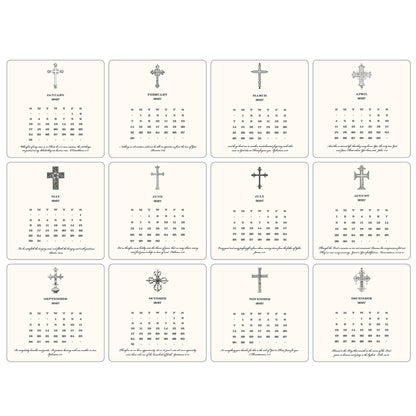 2027 Cross Desk Calendar