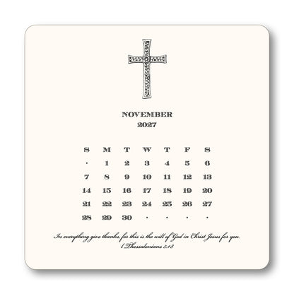 2027 Cross Desk Calendar