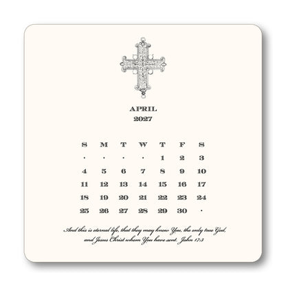 2027 Cross Desk Calendar