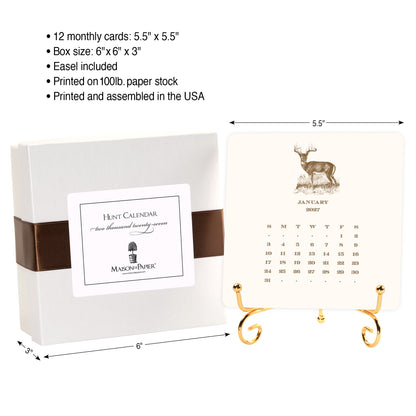 2027 Hunt Desk Calendar
