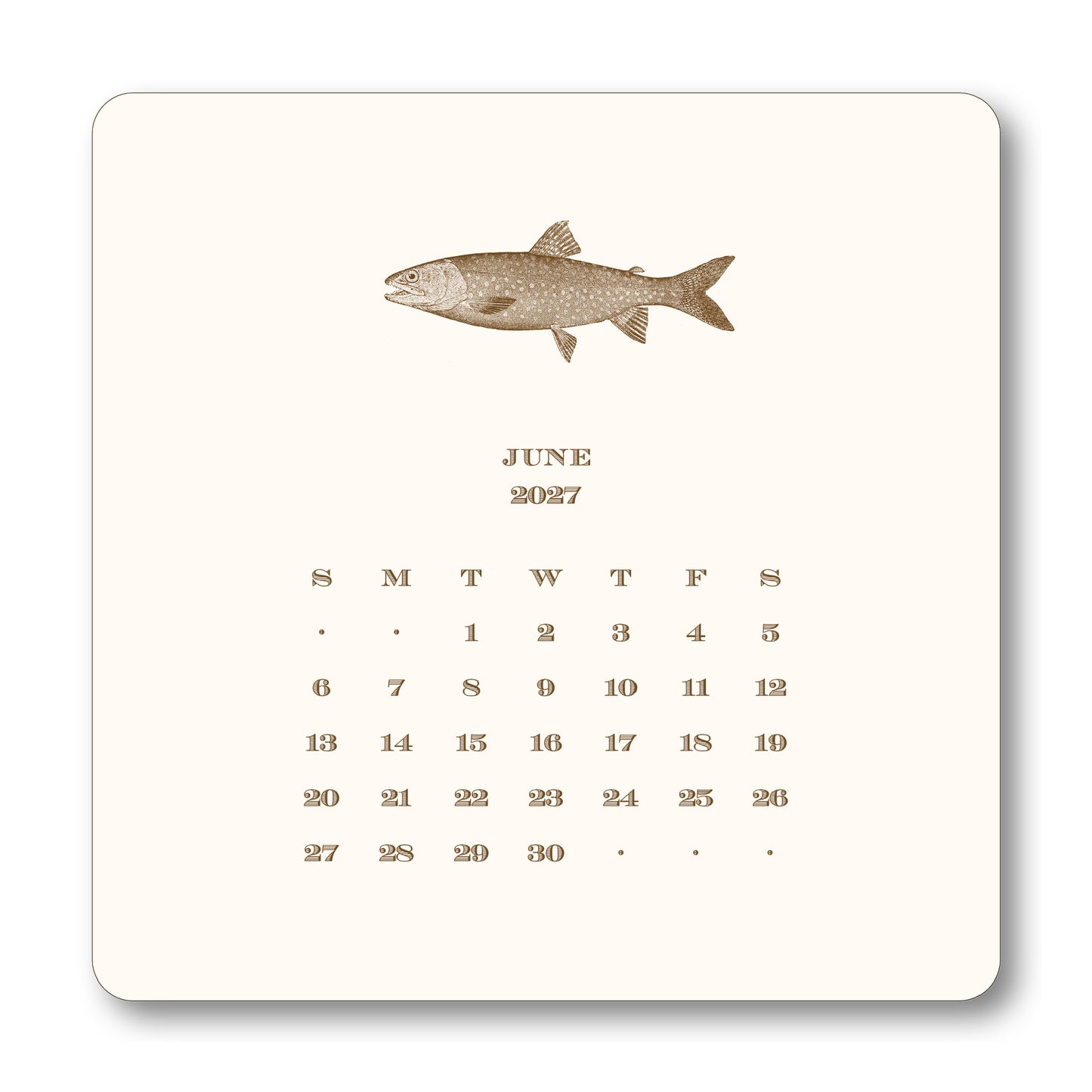 2027 Hunt Desk Calendar