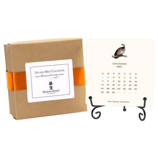 2027 Upland Bird Desk Calendar