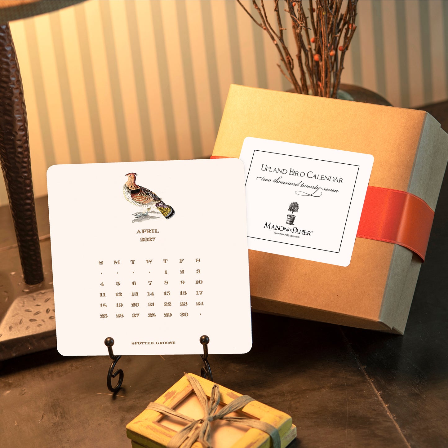 2027 Upland Bird Desk Calendar