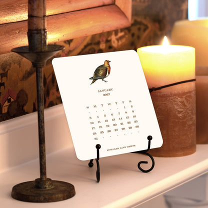 2027 Upland Bird Desk Calendar