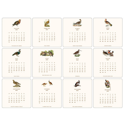 2027 Upland Bird Desk Calendar