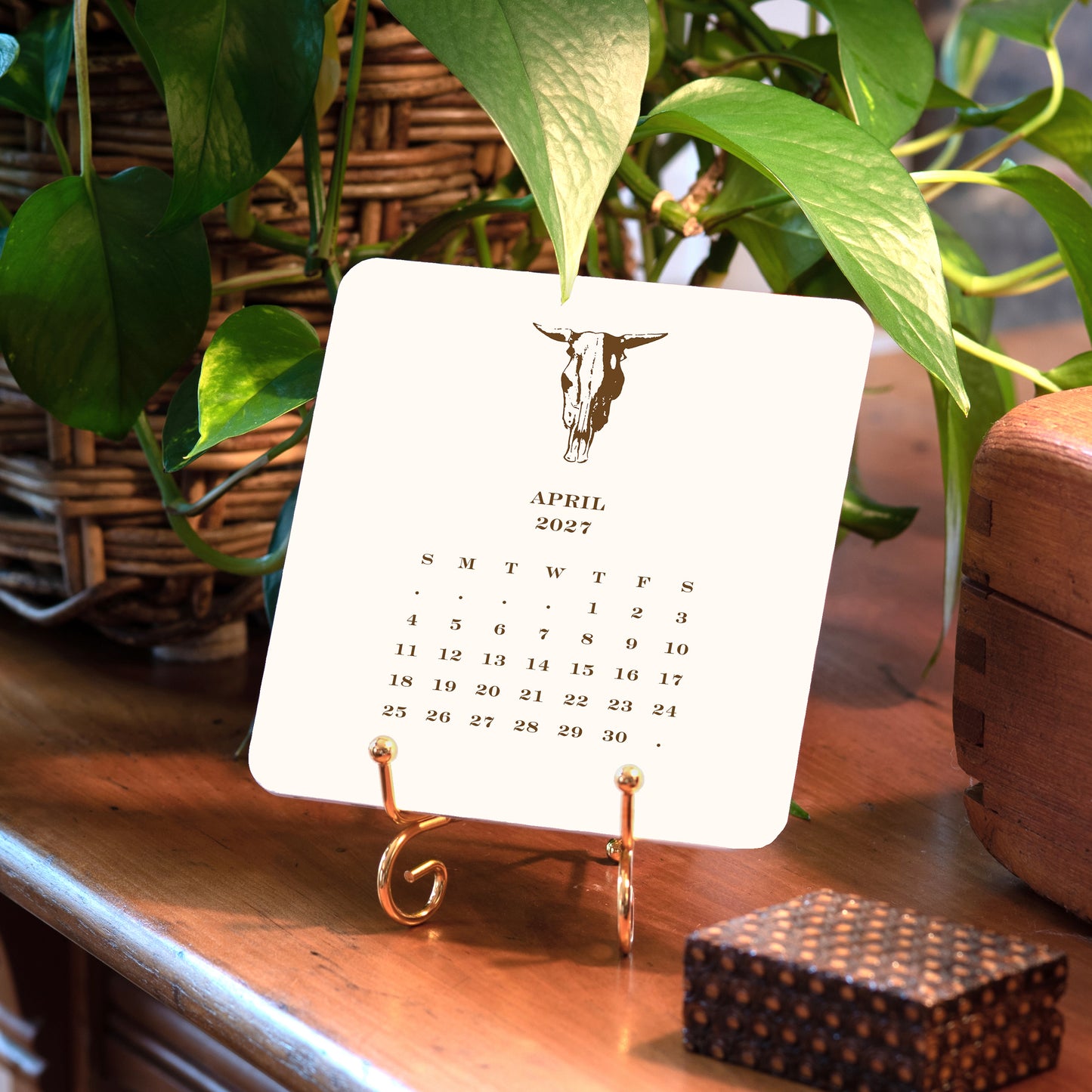 2027 Cowboy Desk Calendar