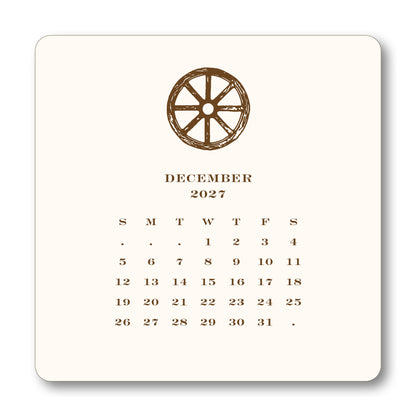 2027 Cowboy Desk Calendar
