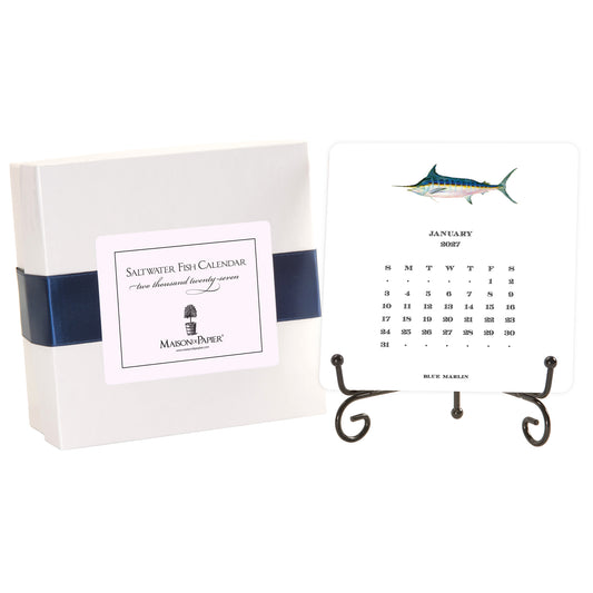2027 Saltwater Fish Desk Calendar