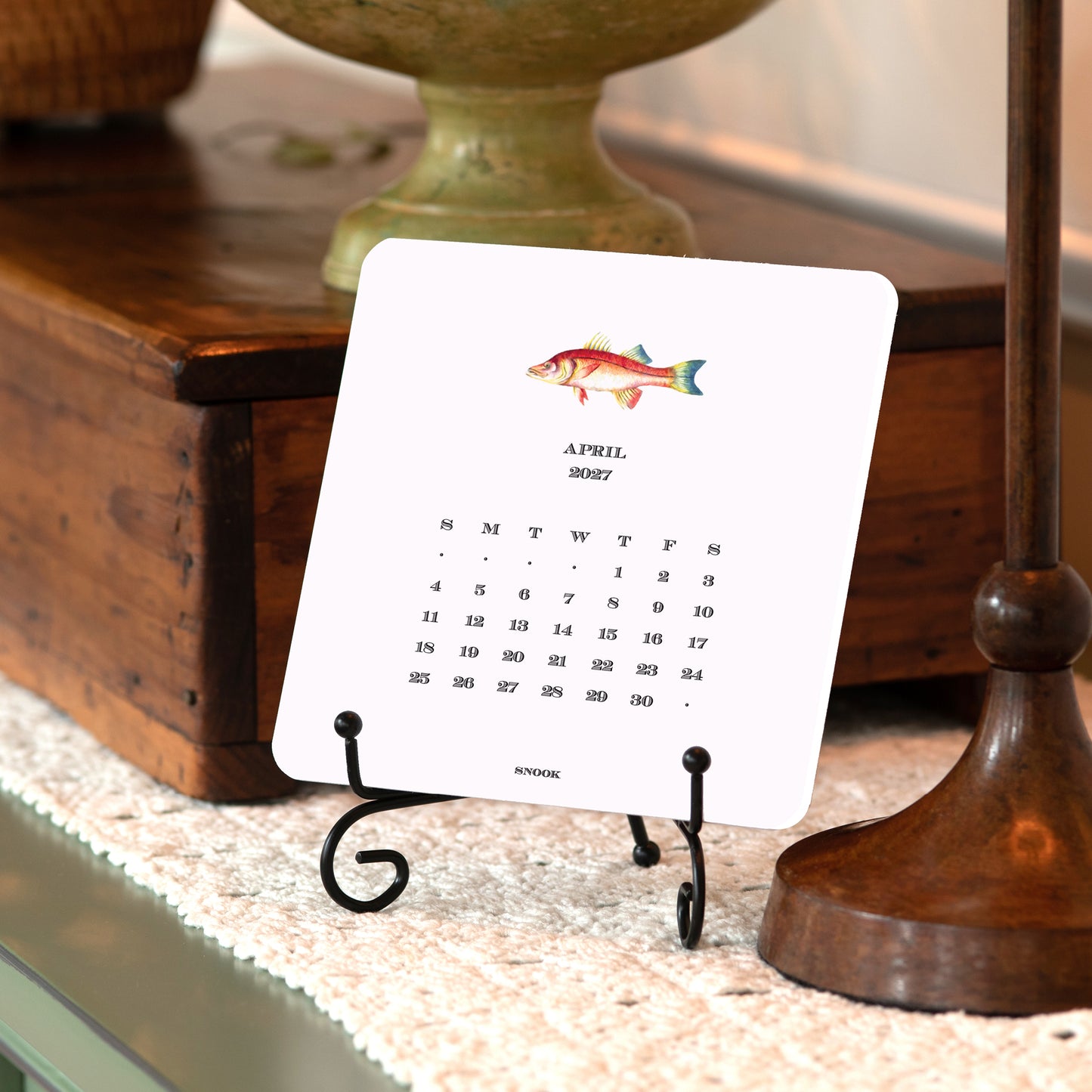 2027 Saltwater Fish Desk Calendar