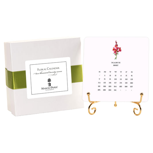 2027 Flora Desk Calendar