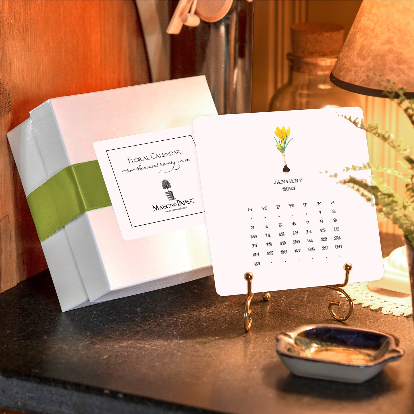 2027 Flora Desk Calendar