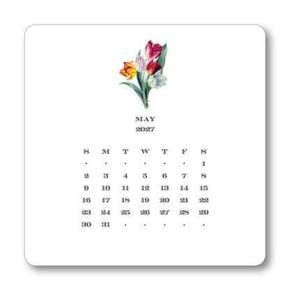 2027 Flora Desk Calendar