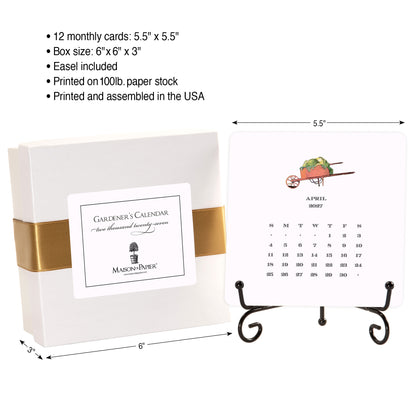 2027 Gardener's Desk Calendar