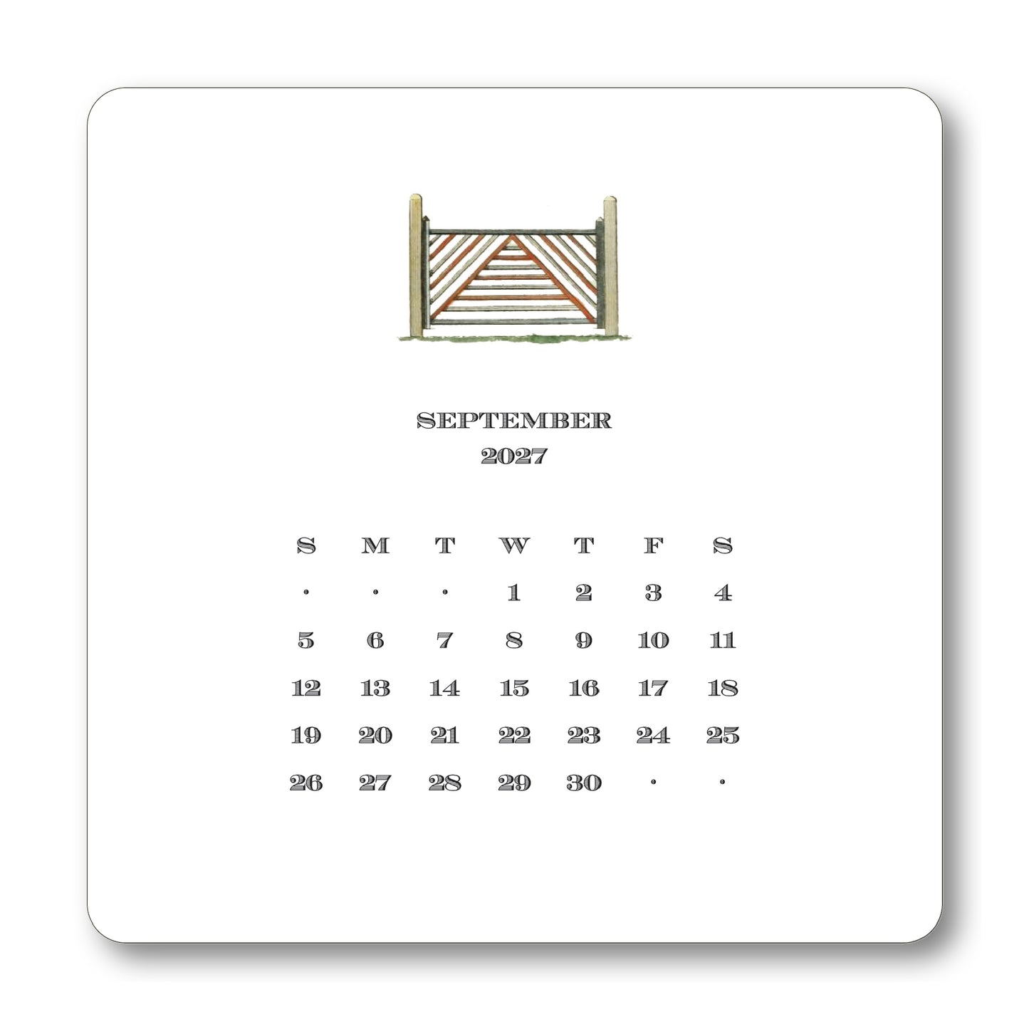 2027 Gardener's Desk Calendar
