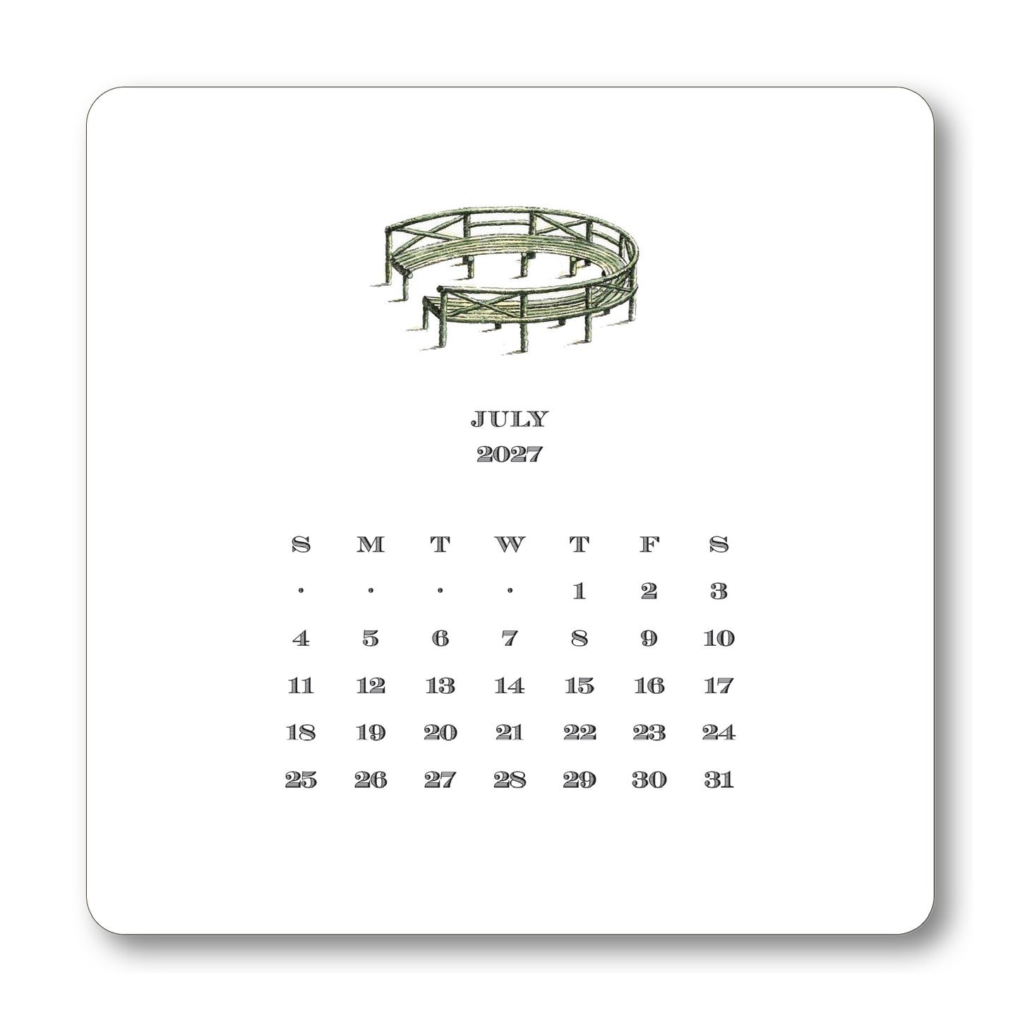 2027 Gardener's Desk Calendar