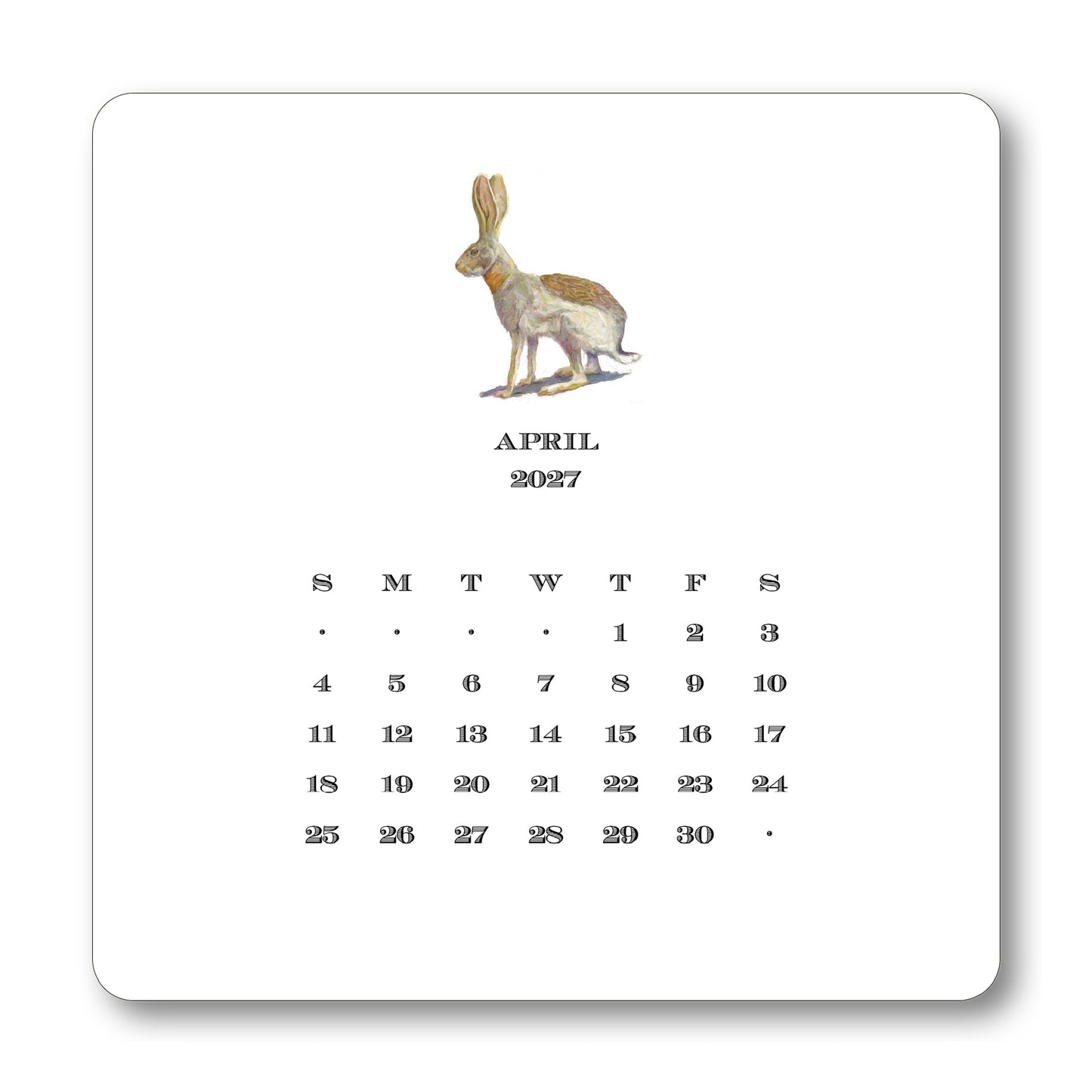2027 Texas Desk Calendar